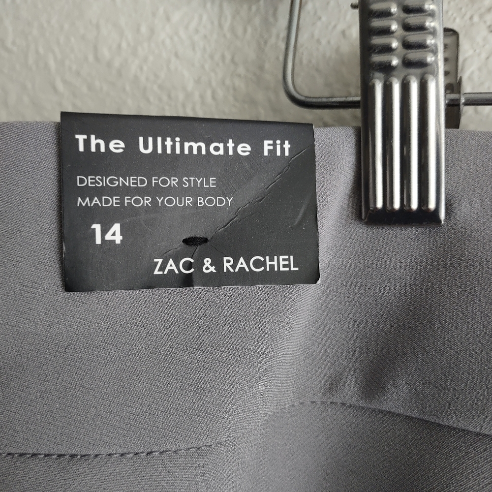 Zach and Rachel Gray stretchy pants size 14. NWT